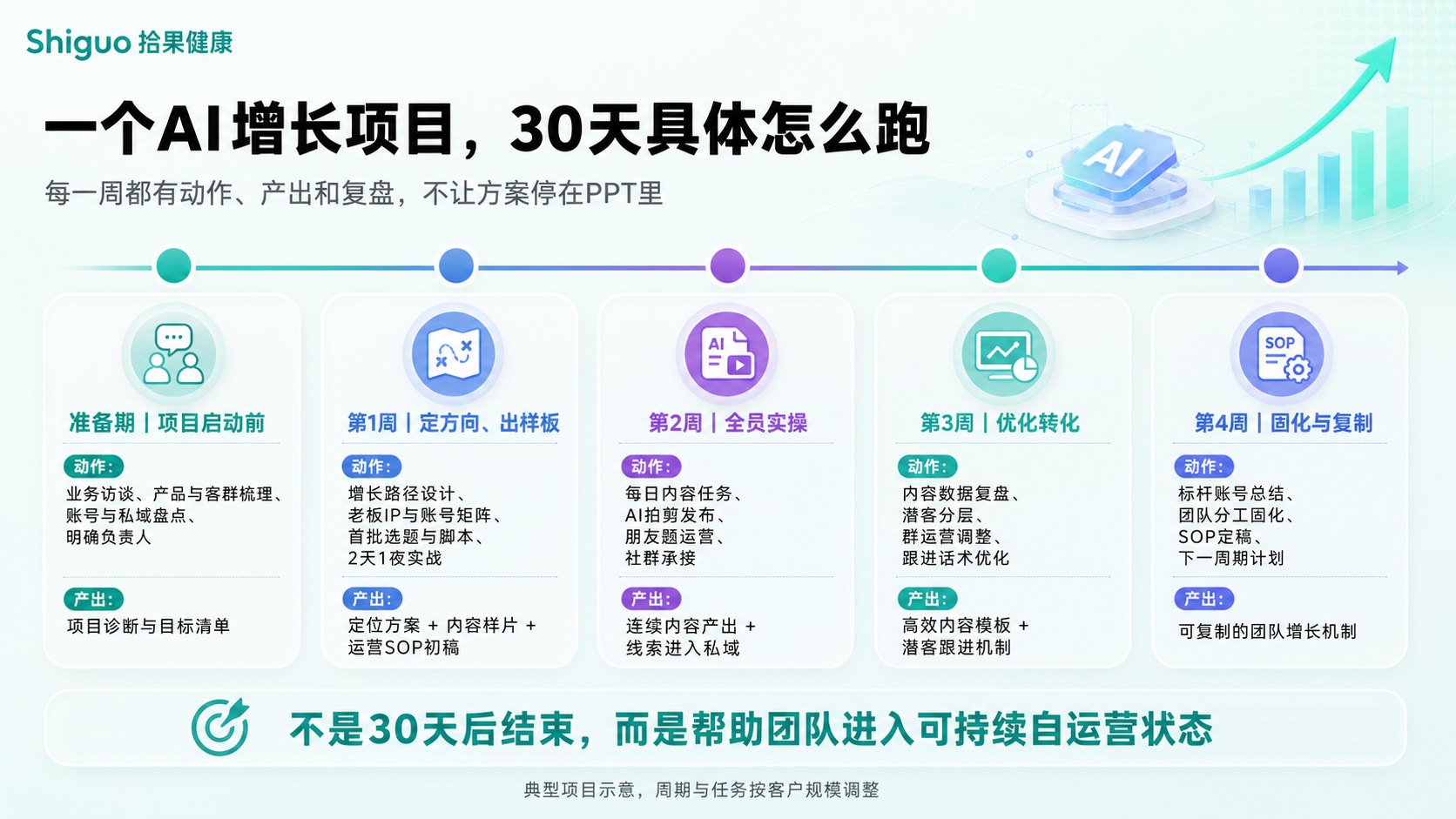 30天项目从启动到固化复制的运行方式