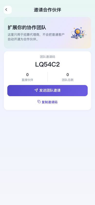 团队邀请